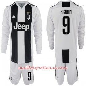 Maillot/Tenue Juventus Gonzalo Higuain 9 Enfant Domicile 2018/2019 Manche Longue